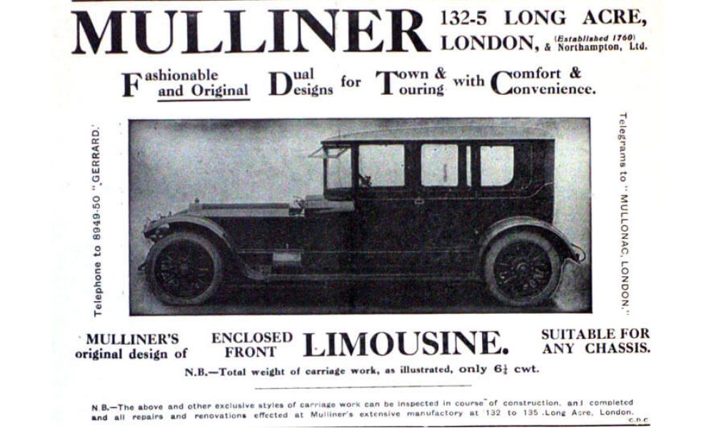 Mulliner Coachbuilding history