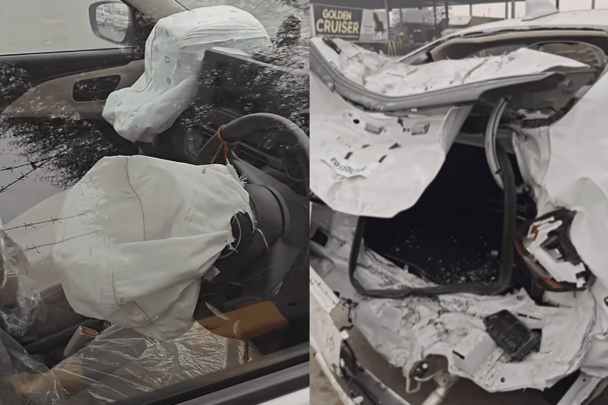 Maruti Dzire 2025 total loss accident