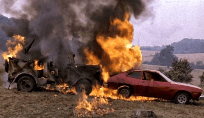 Ford pinto explosion after rear end collision