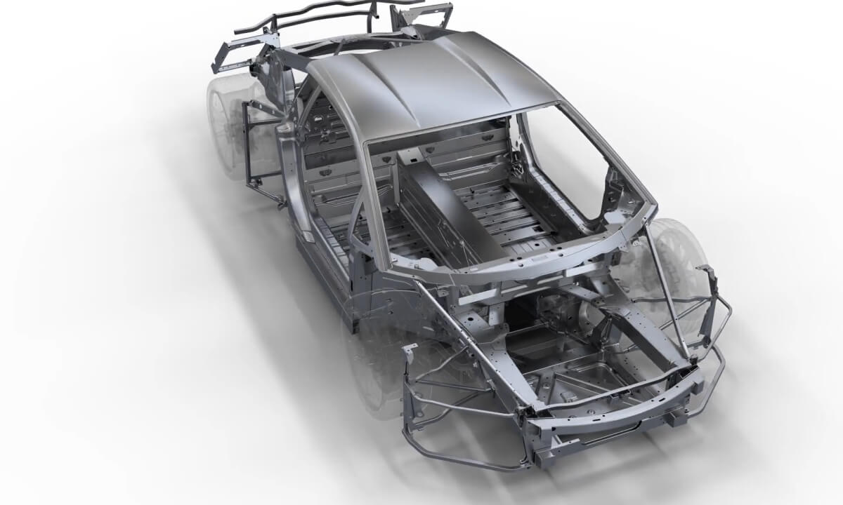 Temerario spaceframe chassis