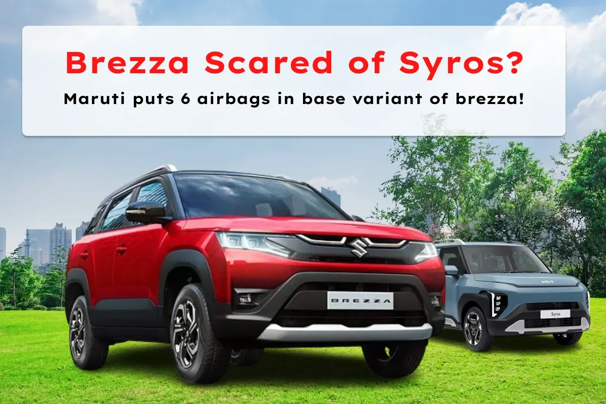 Thumbnail of 6 Airbags as Standard from Base Model in Brezza: Maruti Scared from Syros?