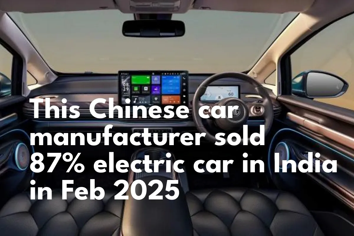 Thumbnail of This Chinese car brand sold 78% of electric cars in India in Feb 2025. 