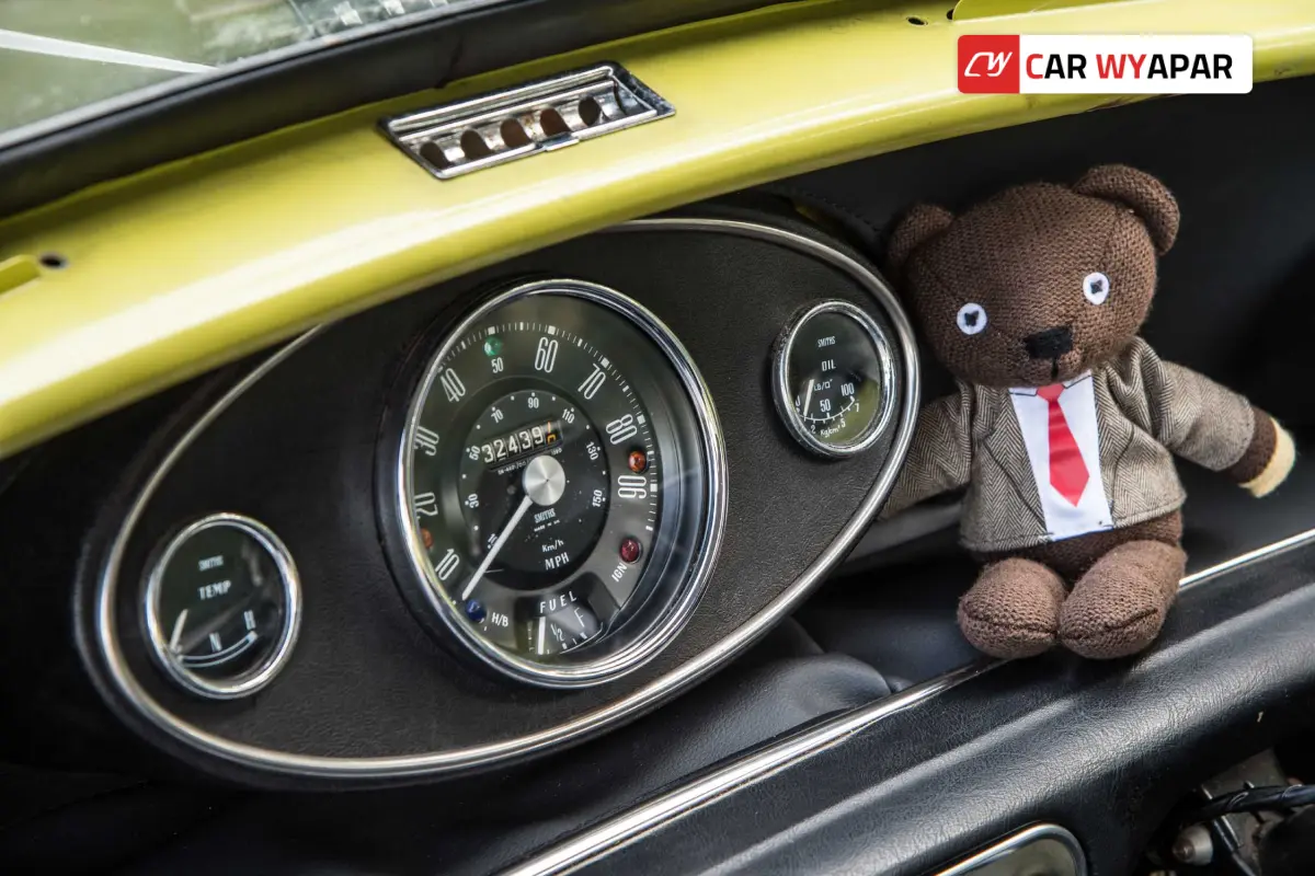 mr bean car dashboard