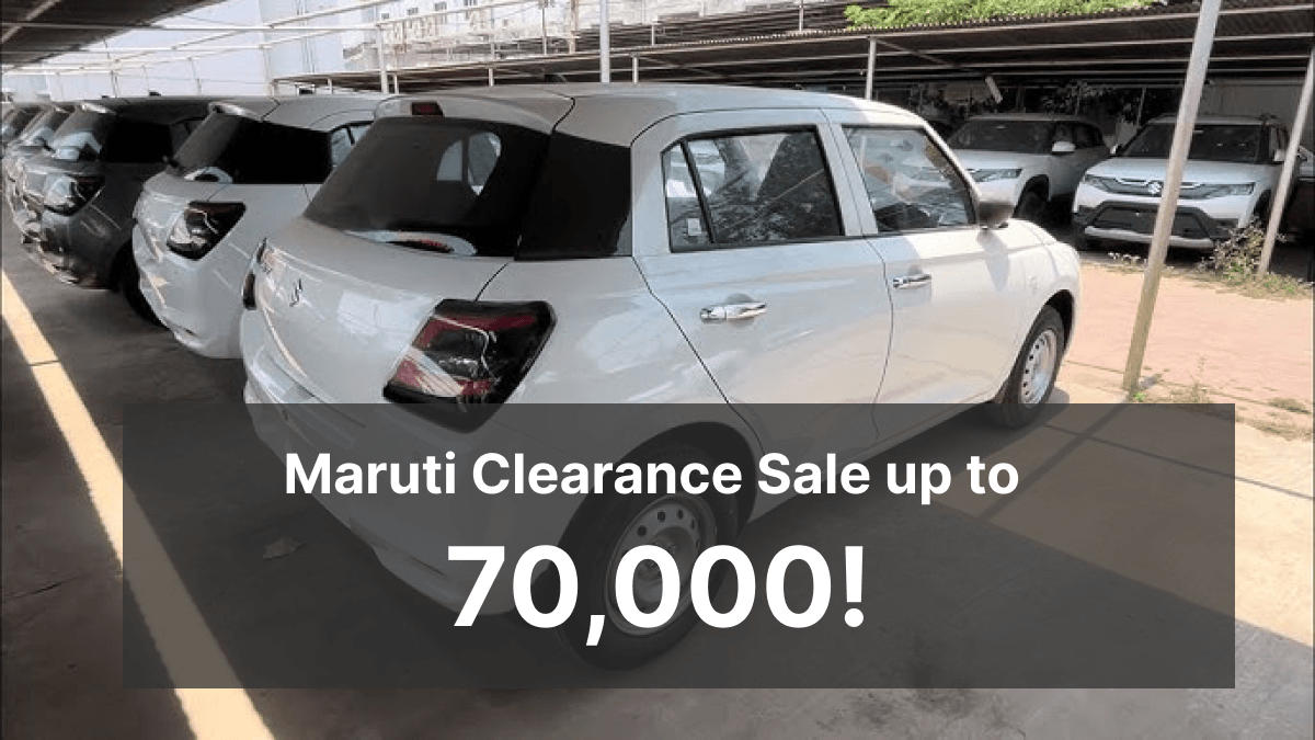 Thumbnail of Maruti Discounts: Up to ₹70,000 Off This January 2025